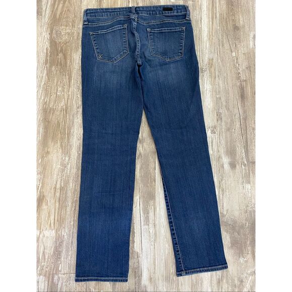 Kut From The Kloth Boyfriend Jeans Straight Mid Rise Distressed Women’s Sz 6 - Picture 4 of 5